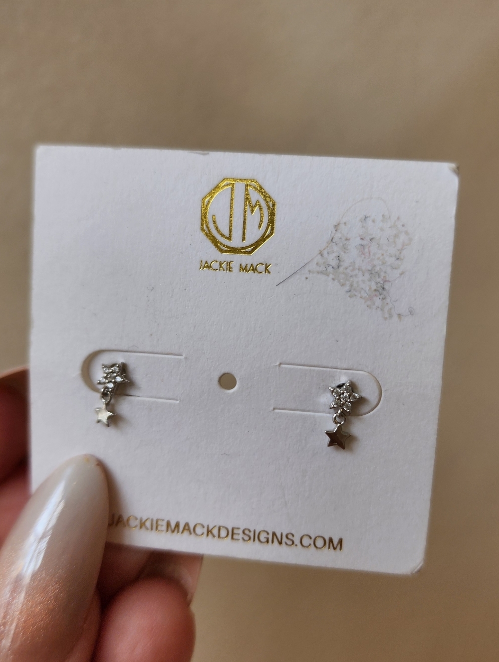 Silver Star Stud Earrings